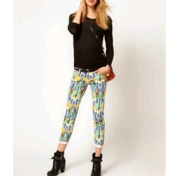 Current Elliott The Stiletto Multi Arrow Jeans 25 Waist - Picture 5 of 14